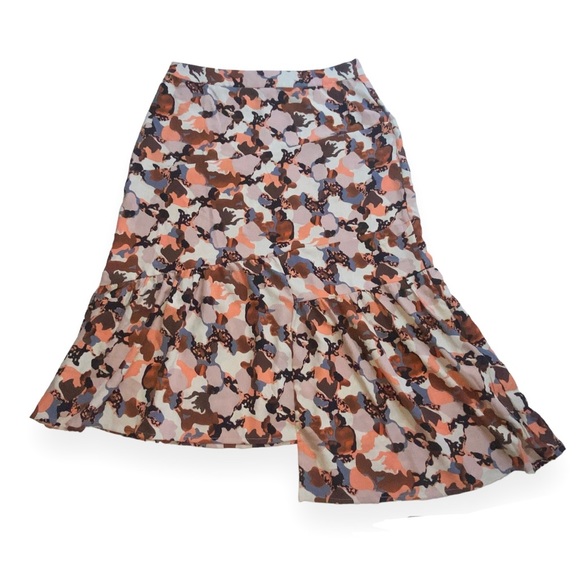 Floral Abstract Print Skirt Medium NWT - Picture 3 of 6